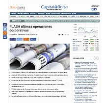 FLASH ltimas operaciones corporativas